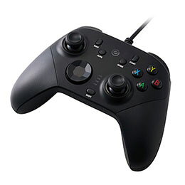 ELECOM エレコム 有線ゲームパッド/Xbox系配置/ホールエフェクト/15ボタン(JC-GP60XVBK)