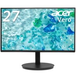 日本エイサー Vero AlphaLine (27型/1920×1080/HDMI1.4、USB Type-C(90W給電対応)、DisplayPort v1.2×1/ブラック/2W+2Wステレオスピーカー/非光沢/フルHD/16:9/250cd/1ms)(CB272Gbmiprux)
