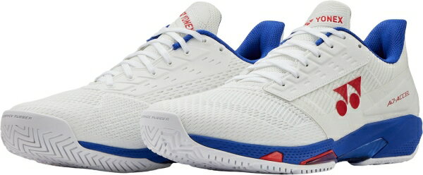 YONEX ヨネックス パワークッションアドアクセルWAC (SHTAAWA) [色 : ホワイト/パープル] [サイズ : 25.0]