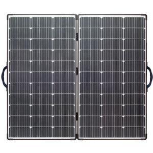 富士倉 ポータブルソーラーパネル BA-SP200BS(出力200W DC19.1V /MC4コネクタ/防水性能IP65) BA-SP200BS