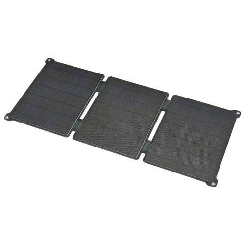 OHM オーム電機 ソーラーパネル充電器(折り畳み式/21W/Type-A×1/Type-C×1/DC5521×1) BT-JS21AA2