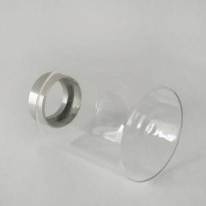 志成販売 GLASS ネックキャップ フラワーベース ハルス(S) シルバー 107410SL (2190412)