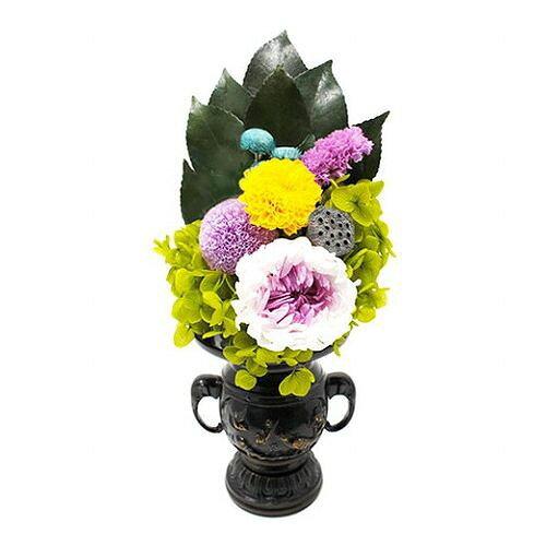 A&K A＆K プリザーブドフラワー仏花 凛(花器なし) AKM-001 (2240811)