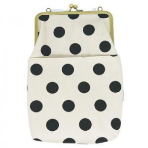 大西賢製販(Oonisikenseihan) 大西賢製販 Ripple がま口2WAY ショルダーバッグ ドット ナチュラル GA27-A034 (2238033)