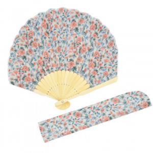 大西賢製販(Oonisikenseihan) 大西賢製販 Ripple×tottua シェル扇子・扇子袋セット 小花 グレー SGF27-A09 (2238019)