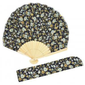 大西賢製販(Oonisikenseihan) 大西賢製販 Ripple×tottua シェル扇子・扇子袋セット 小花 ネイビー SGF27-A10 (2238044)