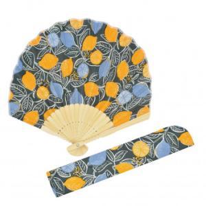 大西賢製販(Oonisikenseihan) 大西賢製販 Ripple×tottua シェル扇子・扇子袋セット レモン グリーン SGF27-A13 (2238012)