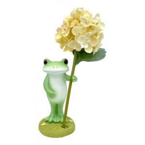 ティーライフ(Tealife) コポー 造花セット 花を持つカエル 74178 (1944199)