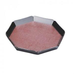 福井クラフト(Fukui Craft) 福井クラフト 木製72八角布目輪花盛器ウルミ外黒 55010050 (1942977)