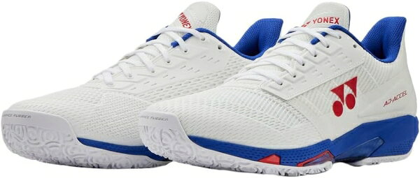 YONEX ヨネックス パワークッションアドアクセルWGC (SHTAAWG) [色 : ホワイト/パープル] [サイズ : 26.0]