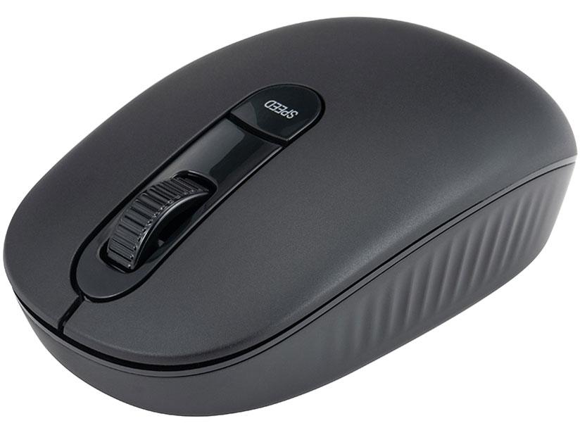 ナカバヤシ Digio 無線 静音3ボタン BlueLEDマウス 簡単接続 ブラック MUS-RKT252BK