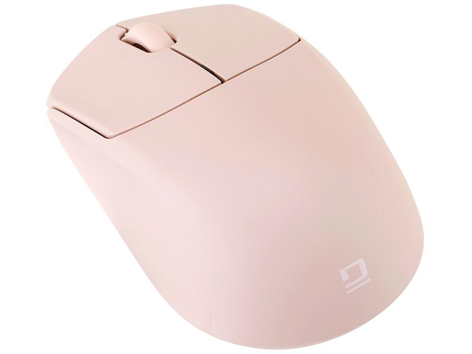 ナカバヤシ Digio 小型Bluetooth静音3ボタン BlueLEDマウス ふわり軽やか ピンク MUS-BKT250P