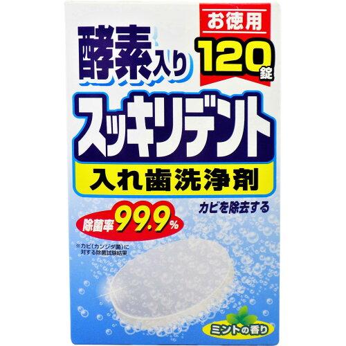 ライオンケミカル スッキリデント入れ歯洗浄剤 部分・総入れ歯兼用 (AG22321)【入数:12】