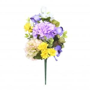 スープ(Soup) お供え用 CT触媒加工仏花 アーティフィシャルフラワー 花菜(かな) パープル C32661 (2133502)