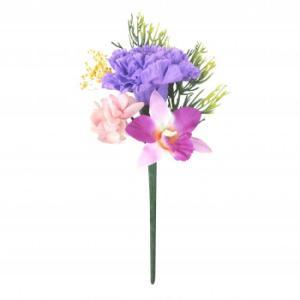Other - スープ(Soup) お供え用 ミニ仏花 プリザーブドフラワー 想花(そうか) パープル C34860 (2133419)