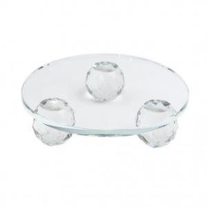 アプラス フラワーアレンジ クリスタル台 ラウンド クリア 160 K-2691 (2237121)