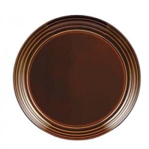 福井クラフト(Fukui Craft) 8寸ロクロ目丸トレー 栗春慶塗 15003340 (2043853)