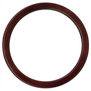 イナズマ(INAZUMA) 木工バッグ持ち手BR-1610 茶 直径約16cm2本手 (1785558)