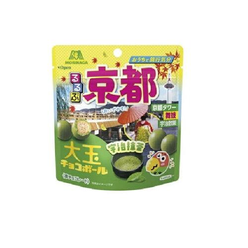 森永製菓 るるぶ大玉チョコボール＜宇治抹茶＞【入数:10】