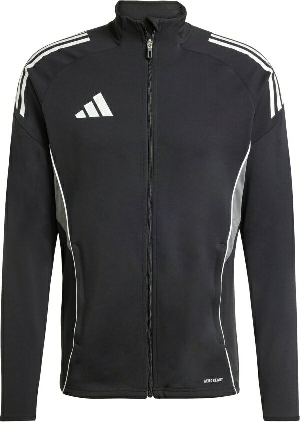 ADIDAS アディダス 51_TIRO25_トレーニングJKT (JSJ91) [色 : BLK/チームGRYフォ] [サイズ : J/L]