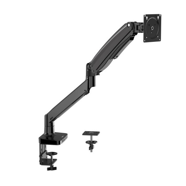 HUANUO ガススプリング式モニターアーム 13-34インチサイズモニター対応 シングル画面 ブラック HNSS35B