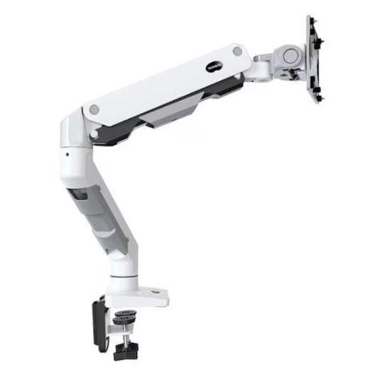 HUANUO ガススプリング式モニターアーム 27-49インチサイズモニター対応 シングル画面 ホワイト HNSS34W