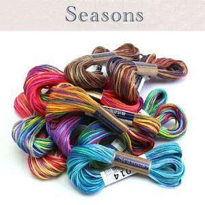 Embroidery Tools - LECIEN (ルシアン) COSMO(コスモ) Seasons 25番 刺しゅう糸 色番 (9001) (80-6_9001)【入数:5】