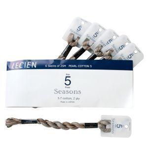 刺繡工具 - LECIEN (ルシアン) COSMO(コスモ) Seasons 5番 刺しゅう糸 色番 (102) (50-6_102)【入数:5】