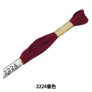 Embroidery Tools - LECIEN (ルシアン) COSMO(コスモ) 25番 刺しゅう糸 色番 (2224) (25-6_2224)【入数:5】