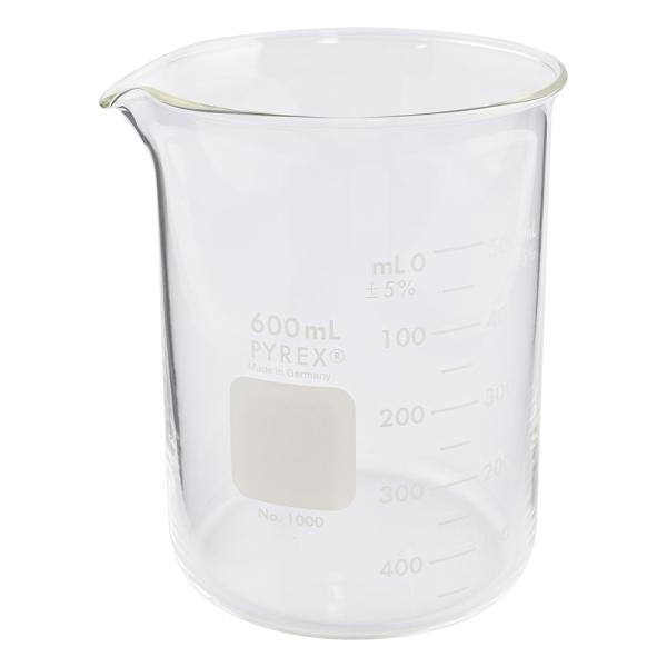 アズワン ビーカー　PYREX(R)　600mL 1000-600 1個