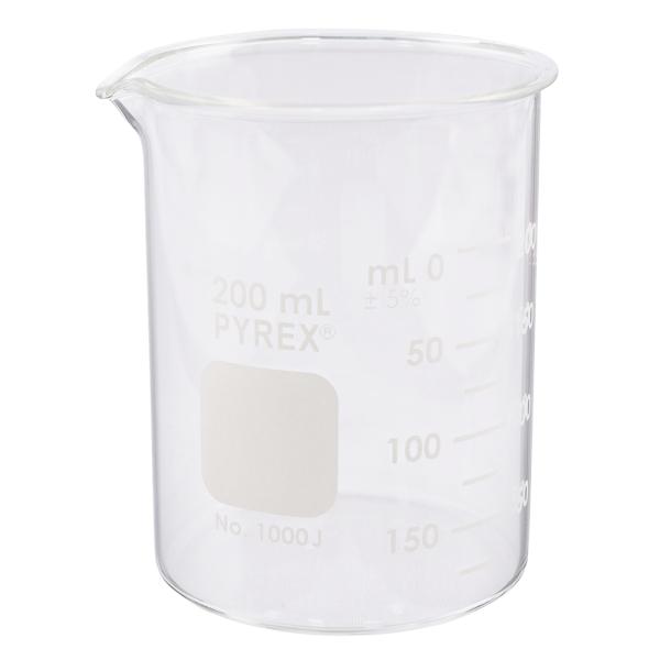 アズワン ビーカー　PYREX(R)　200mL 1000J-200 1個