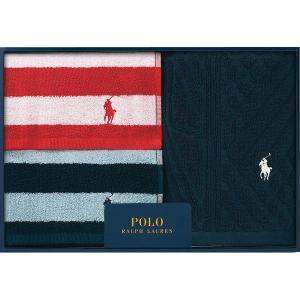 RALPH LAUREN ポロ ラルフ ローレン ホーム ハンド＆ウォッシュタオルセット ネイビーの商品画像