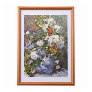 太田アート ルノワール名画額A3 17546 花瓶の花
