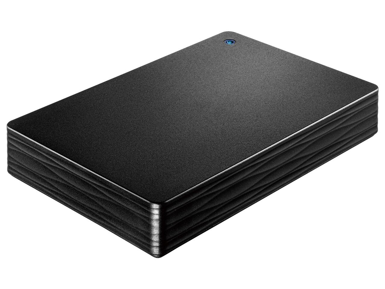 IODATA アイオーデータ ポータブルHDD 4TB ブラック(HDPH-UTV4DK)