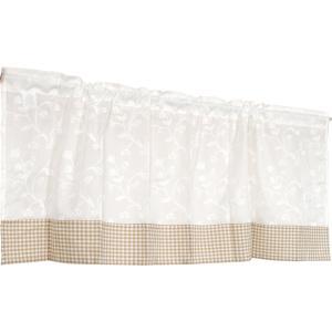 九装 Arie(アーリエ) カフェカーテン コットンサラサ 120×45 BE 745513120045065 (1738889)