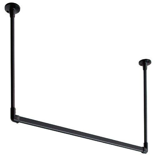 30016998 トーソー(TOSO) ハンギングバーH1 天井付Cセット ブラック 900X250mm (2256264)