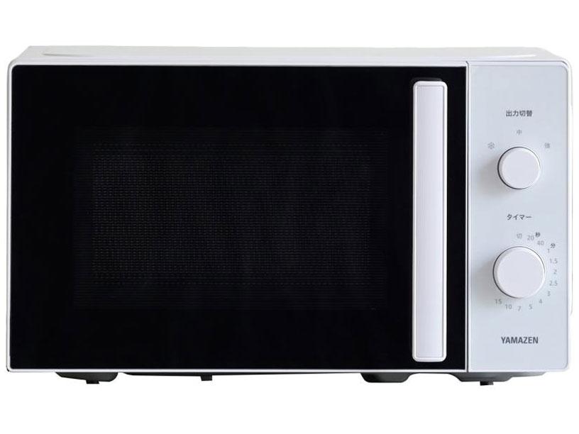 YAMAZEN 電子レンジ ヘルツ 17L ダイヤル式W(ホワイト) ＜2WR＞YRBD-HF171-W