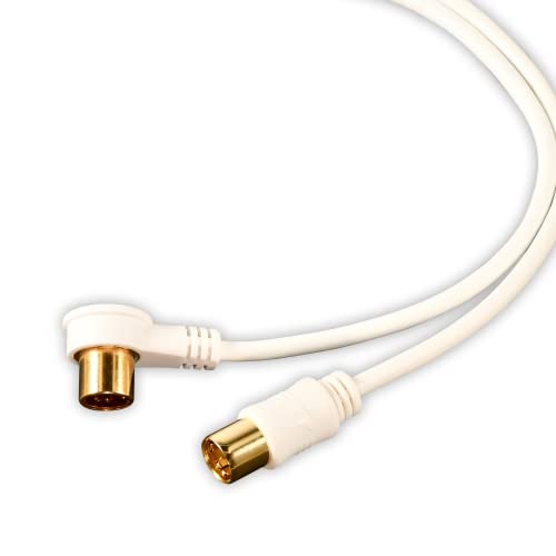 日本アンテナ NA2GLS2B 4K8K放送対応テレビ接続ケーブル2C Lプッシュ-Sプッシュ 2m NA2GLS2B