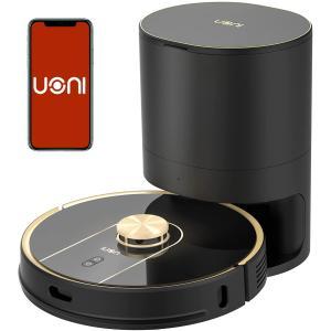 Uoni(ユリ) UONI ロボット掃除機 水拭き 自動ゴミ収集 V980 plus Set 2700pa 静音 長時間稼働 wifi接続 アプリ対応 遠距離操作 Alexa対応