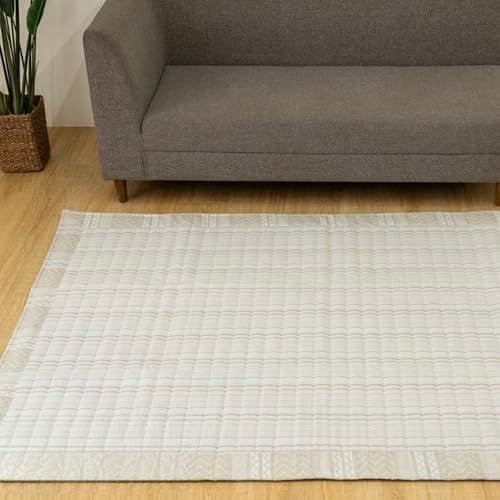 イケヒコ カーペット ボリュームラグ グリーン 90×190cm