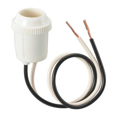 OHM オーム電機 プラソケット(受金E17/3A-300V/ソケット増設用/10Wまで/ホワイト) HS-L17TPS-W