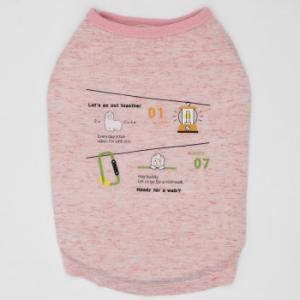 なごみ (ペット) Pets Republic アルパカキャンプノースリーブ レッド M LEW315 (2172359)