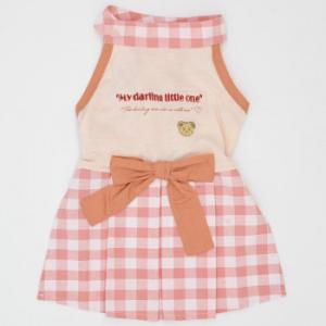 なごみ (ペット) Gemelli COOL＆ECOギンガムチェックホルターワンピ ピンク M LGW345 (2172322)