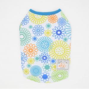 なごみ (ペット) Pets Republic サンフラワーノースリーブ ブルー 2号 LOL332 (2172376)