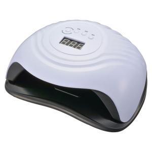 OHM オーム電機 液晶付きネイルライト(4段階タイマー/自動センサー/UV-LED36灯/ドーム型) HBN-AZUV17