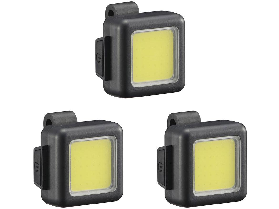 OHM オーム電機 COBストラップライト(USB充電式 Type-C/300 lm/クリップ回転式) LH-S30A5-3P