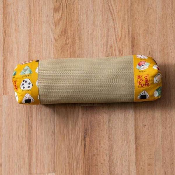 イケヒコ おにぎり寝具枕い草YEイエロー32×10cm