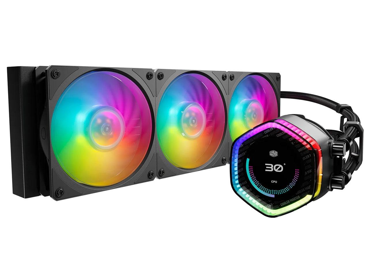 &nbsp;メーカー&nbsp;COOLER MASTER TECHNOLOGY&nbsp;商品カテゴリ&nbsp;冷却パーツ・ファン＞CPUファン&nbsp;発送目安&nbsp;翌日までに発送（休業日除く）&nbsp;お支払方法&nbsp;銀行振込・クレジットカード&nbsp;送料&nbsp;送料無料&nbsp;特記事項&nbsp;&nbsp;その他&nbsp;※※※※※※※※※※※※※※※※※ 仕様 ※※※※※※※※※※※※※※※※※Intel対応ソケット LGA 1851/1700/1200/1151/1150/1155/1156AMD対応ソケット AM5/AM4タイプ 水冷型ファンサイズ 120x120x25 mmラジエーターサイズ 394x119.6x27.2 mm最大ファン風量 75.2 CFM最大ファン回転数 2400 rpmノイズレベル 30dBALEDライティング対応 ○PWM ○コネクタ 4pinファン寿命 ファン寿命(MTTF)：200000時間材質 ラジエーター：アルミニウム