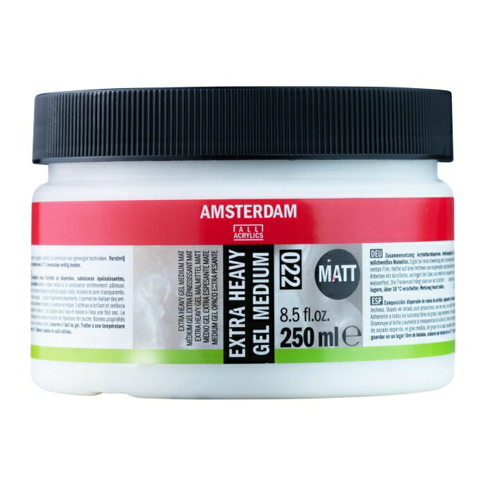 Koninklijke Talens AMSTERDAM アムステルダム アクリリックメディウム エクストラヘビージェルメディウム マット 022 250ml T2417-3022 403832 (1068582)