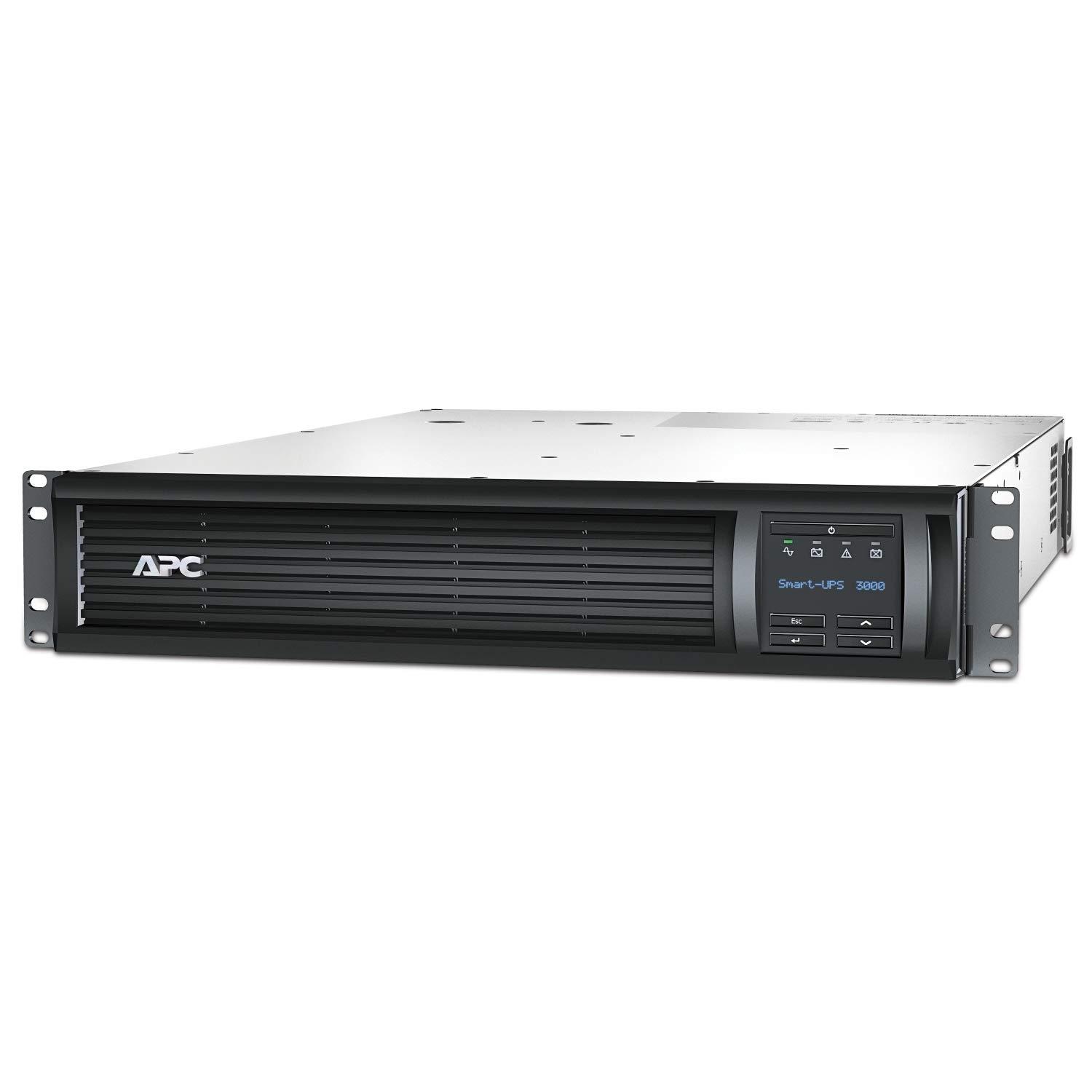 Ups - SCHNEIDER APC シュナイダー APC APC Smart-UPS; Line Interactive; 3kVA; Rackmount 2U; 230V; 8x IEC C13+1x IEC C19 outlets; SmartConnect Port+SmartSlot; AVR; LCD / SMT3000RMI2UC